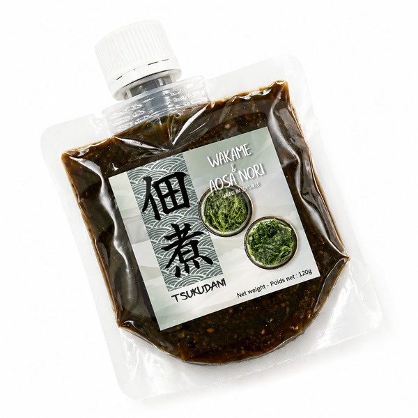 Wakame tsukudani en aosa nori