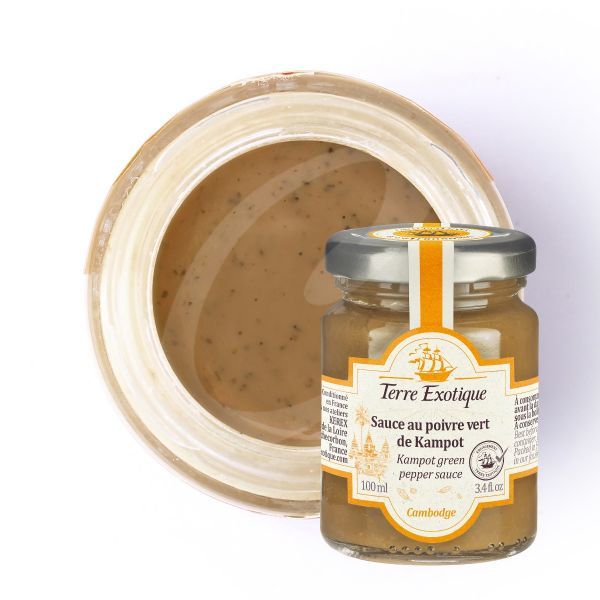 Groene Kampot peper saus